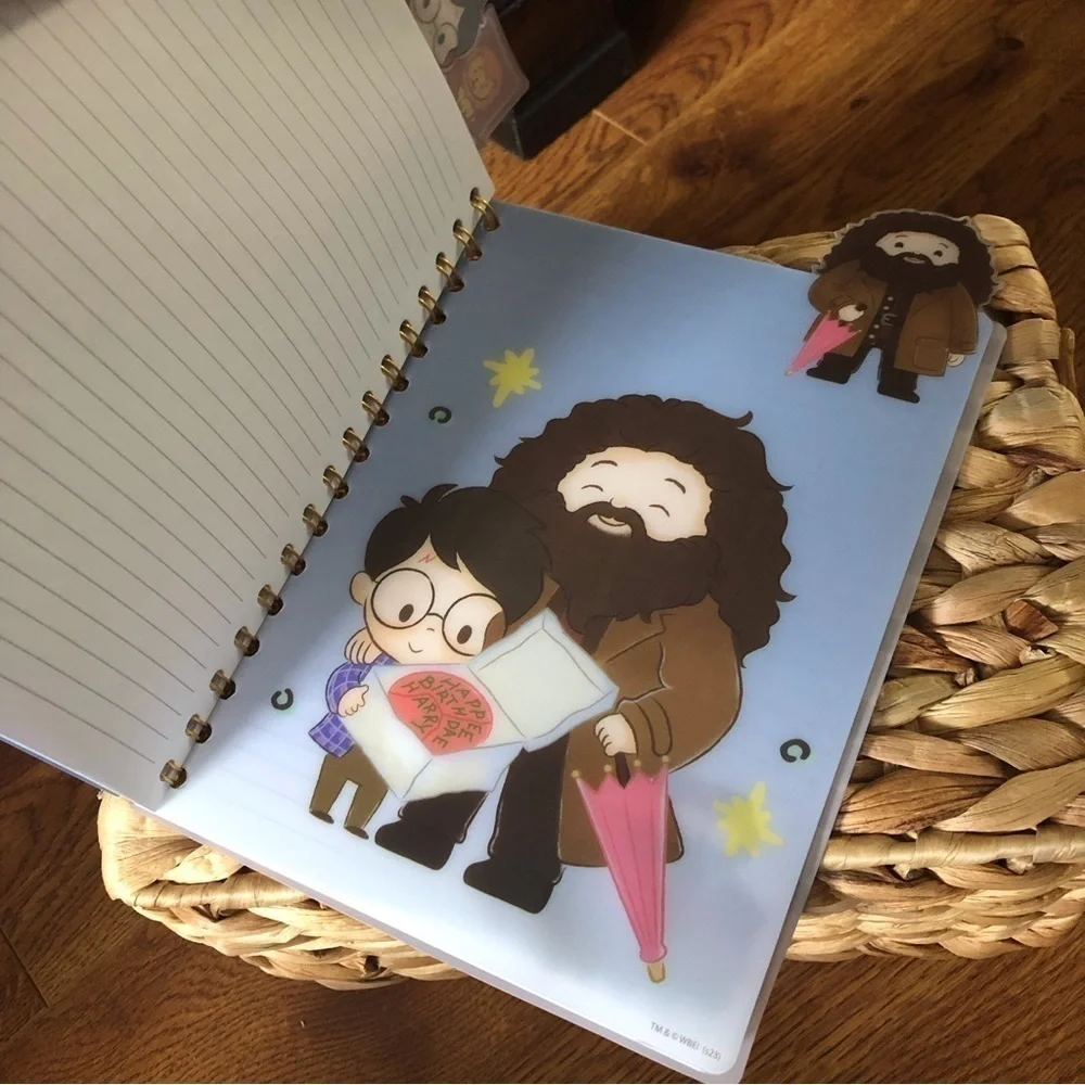 Harry Potter Crib Team Gryffindor tabbed Spiral notebook
